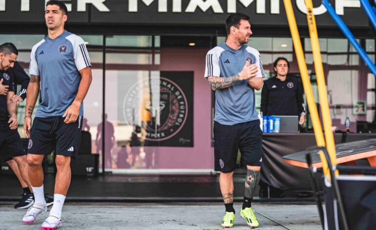 Messi y Suárez se reencontraron en el arranque de la pretemporada de Inter Miami