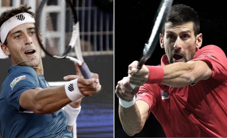 Etcheverry se cruzará con Djokovic en la tercera ronda en Australia