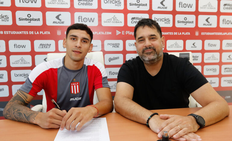 Eric Meza ya es jugador de Estudiantes LP