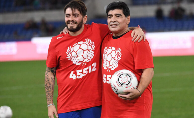 Diego Maradona Jr. está en conflicto con el Napoli