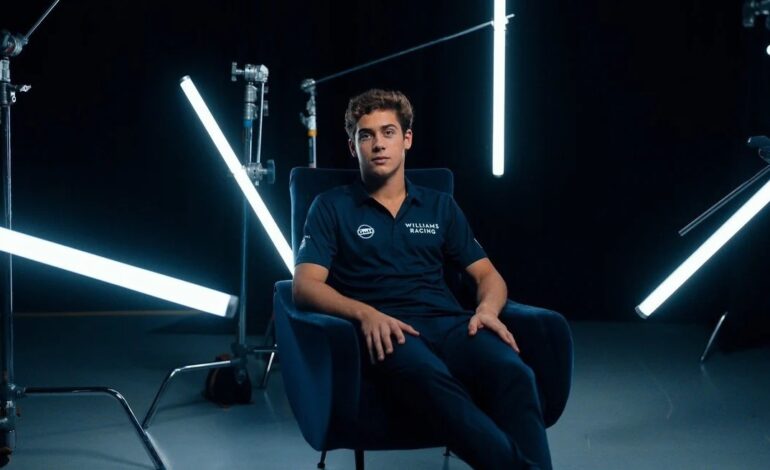 Franco Colapinto participó de la presentación del nuevo F1 de Williams