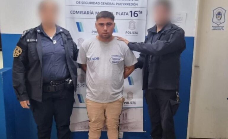 ¡LOCURA! Un hincha de Aldosivi fue detenido por efectuar disparos en la previa del partido frente a At. Rafaela ¡Mirá el video!
