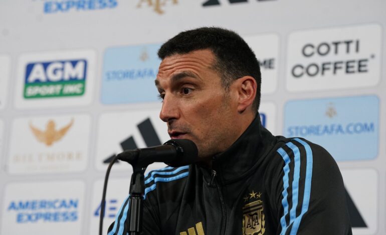 Scaloni, conforme con las variantes defensivas: «Haremos unos cambios más contra Costa Rica»