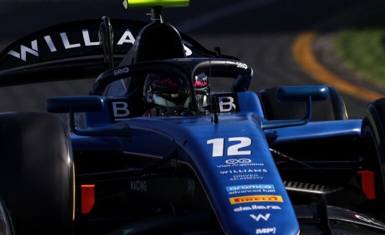 Carrera sprint: remontada épica y mejor marca para Franco Colapinto en la F2