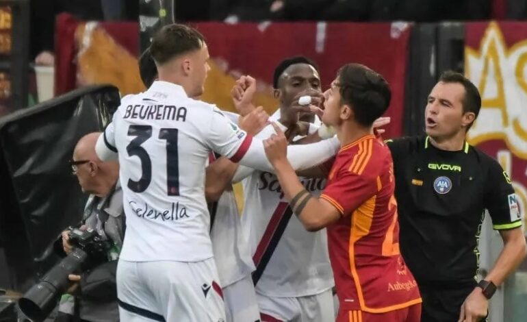 La Roma de Dybala y Paredes cayó ante Bologna