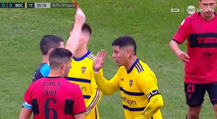  Basta de Rojo es #Tendencia: los hinchas de Boca indignados ante una nueva expulsión -Que se vaya con Benedetto!-