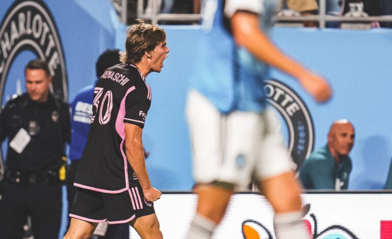 Cremaschi estiró la racha de victorias de Inter Miami sin Messi