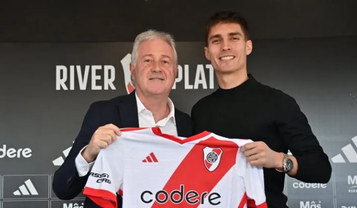 River le dio la bienvenida a Gattoni