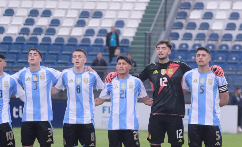Lautaro Vargas fue desde el arranque en la victoria de la Selección sub 20 frente a Paraguay