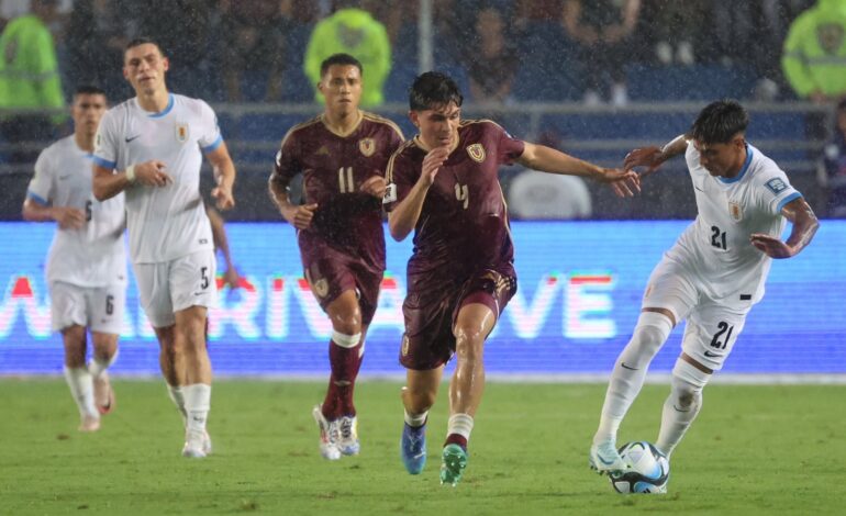 Venezuela y Uruguay terminaron en empate por las Eliminatorias Sudamericanas