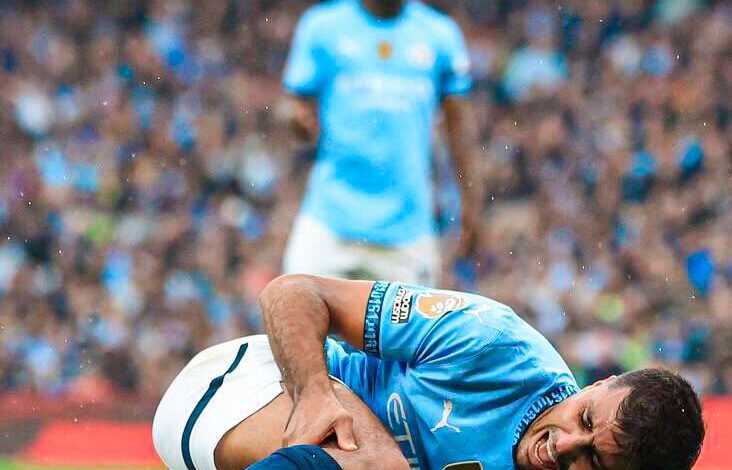 Rodri sufrió rotura de ligamentos: estará varios meses afuera