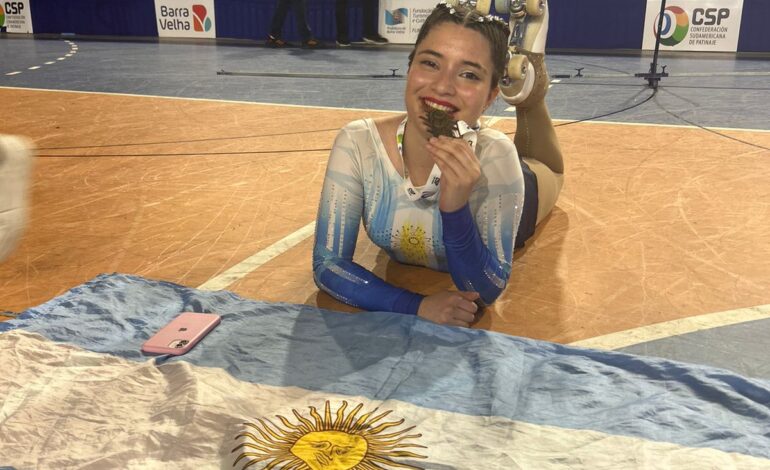 Histórico podio en patinaje artístico