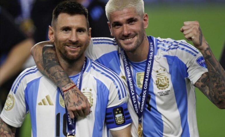 De Paul sobre Messi ante los dichos de Cristiano: «El 10 es arte»