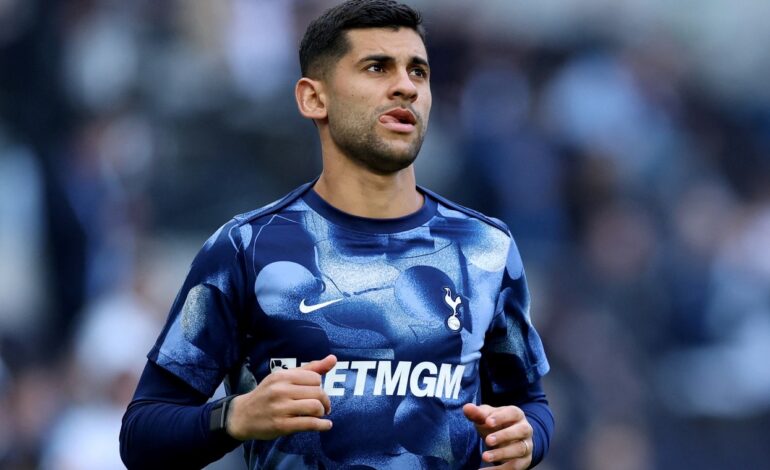 Cuti Romero jugó su primer partido del año en el empate de Tottenham con Bournemouth