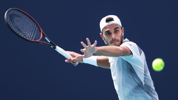 Francisco Cerúndolo pisó el acelerador y calificó 10 puntos en el debut del Miami Open