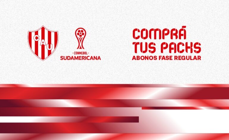 Unión puso a la venta el pack de entradas para los partidos de local en Copa sudamericana