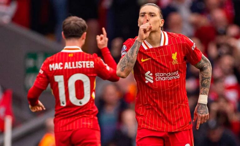 Liverpool intentará dar otro paso hacia el título enfrentando a Everton en el clásico
