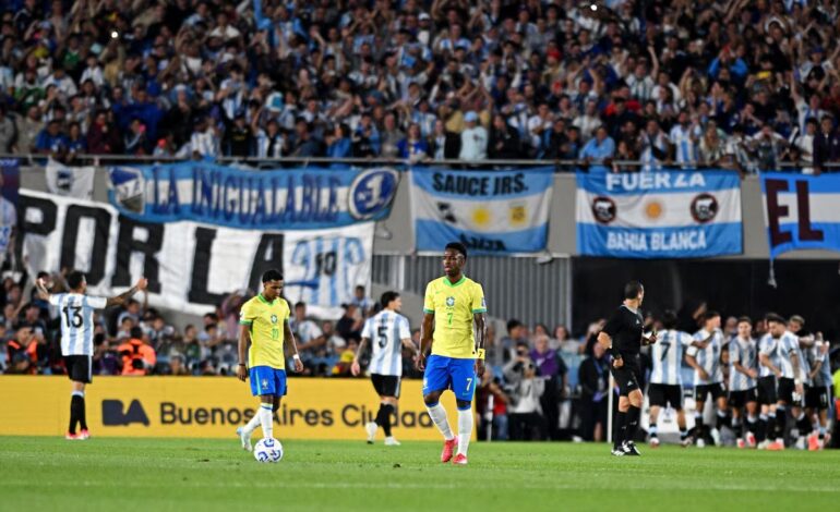 INSÓLITO: El cántico que Brasil denunció contra Argentina como racista y corre riesgo la presencia del público ante Colombia