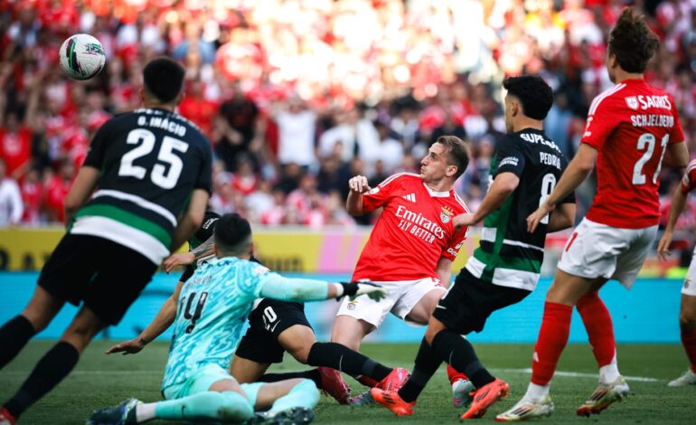  EL BENFICA DE DI MARÍA Y OTAMENDI EMPATÓ 1 a 1 frente a Sporting Lisboa
