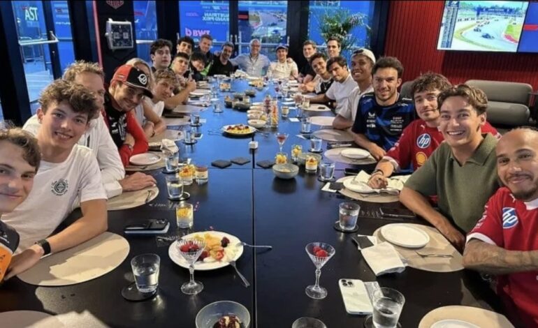 ¡Mesaza! Con Colapinto, la súper cena de los pilotos de F1 con Stefano Domenicali