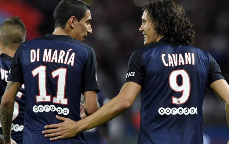 VIDEO: El cálido abrazo entre Di María y Cavani en el Boca vs Benfica