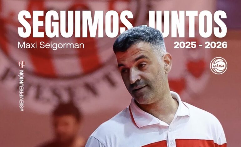 BASQUET: Unión acordó la continuidad de Seigorman