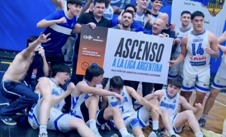 BÁSQUET: Santa Paula de Gálvez ascendió a la Liga Argentina