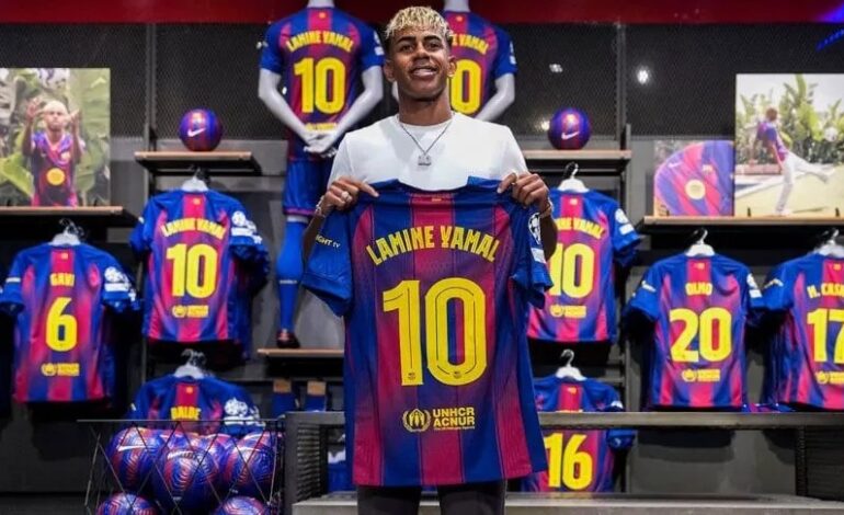 Lamine Yamal heredó la 10 de Lionel Messi en Barcelona: «Intentaré seguir ese legado»