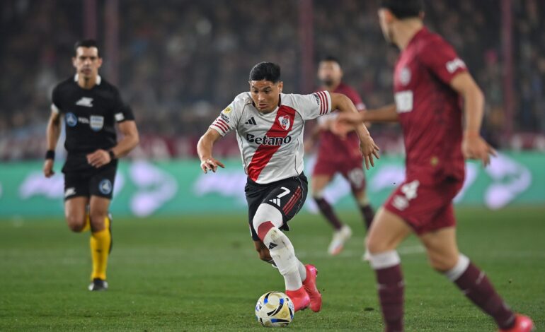 A River se le escapó el triunfo en la última y fue empate ante Lanús, por el Torneo Clausura