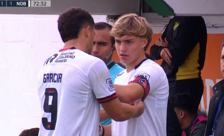 Récord en Newell’s: Jerónimo Gómez Mattar se convirtió en el capitán más joven en llevar la cinta en la historia del club