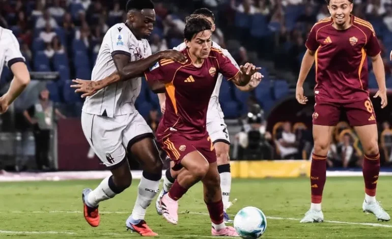 Dybala volvió a jugar después de 160 días en el triunfo de Roma ante Bologna por la Serie A