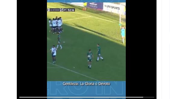 VIDEO 52′ del ST , el REFERÍ SANDOVAL cobra 8″ corner y tras el centro PENAL para BELGRANO, OCURRIÓ en San Francisco en el Federal