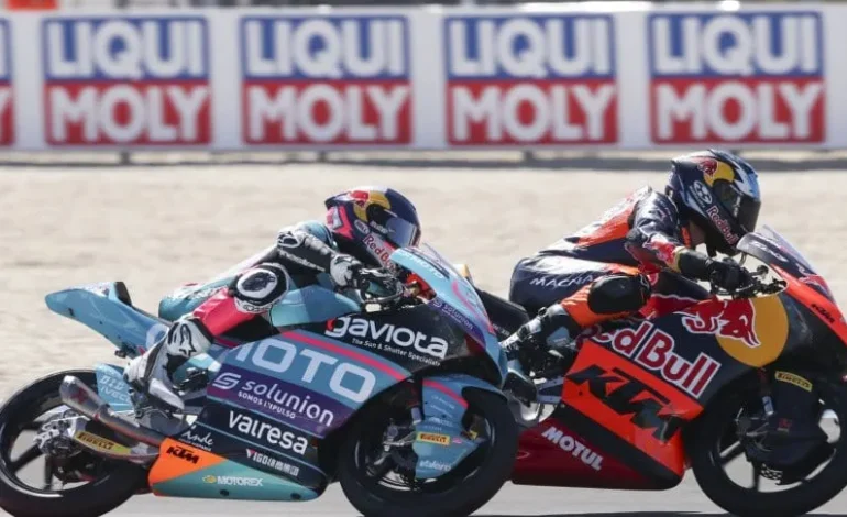 VIDEO: Infartante definición en Moto3, el argentino Valentín Perrone brilló en Hungría y quedó a milésimas del triunfo