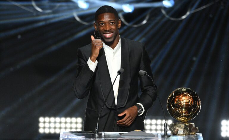 Ousmane Dembelé es el NUEVO GANADOR del Balón de Oro