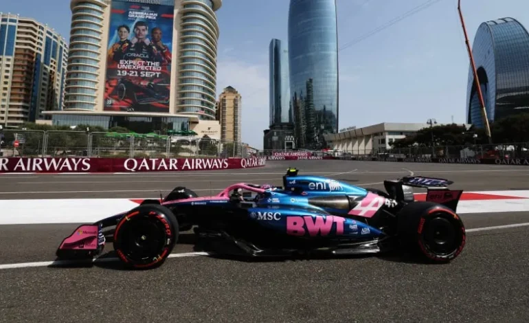 F1: Colapinto finalizó anteúltimo en las primeras prácticas libres del GP de Azerbaiyán