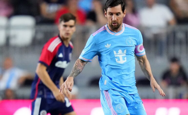 Con tres asistencias de Messi, Inter Miami goleó a New England por la MLS 2025