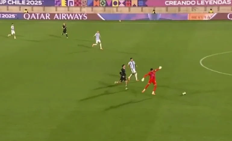 El INCREÍBLE blooper de Barbi que terminó en el gol de Australia ante la Selección Argentina Sub 20