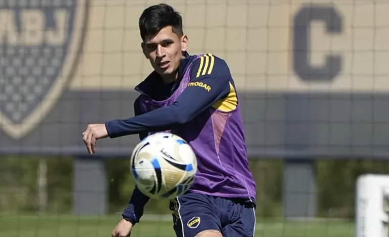 Brian Aguirre, AUSENTE en el entrenamiento de Boca
