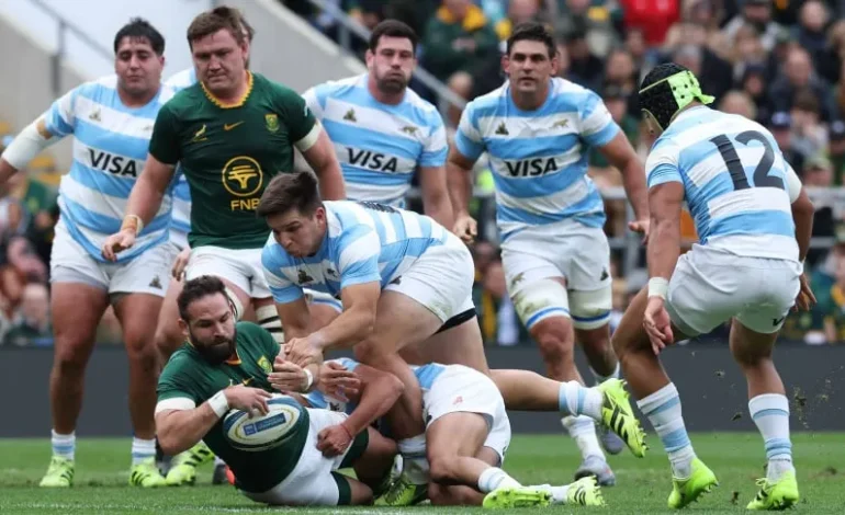 Derrota AJUSTADA de Los Pumas ante Sudáfrica, que es el campeón del Rugby Championship