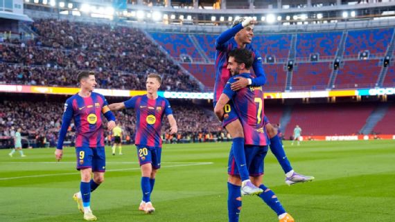 Barcelona firmó un regreso de gala al Camp Nou con goleada sobre Athletic Club