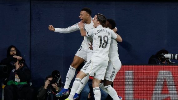 Real Madrid festejó en casa de Villarreal y se sube a la punta de LaLiga