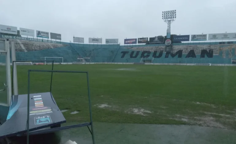 Por un fuerte temporal, el partido entre Atlético Tucumán y Aldosivi podría suspenderse