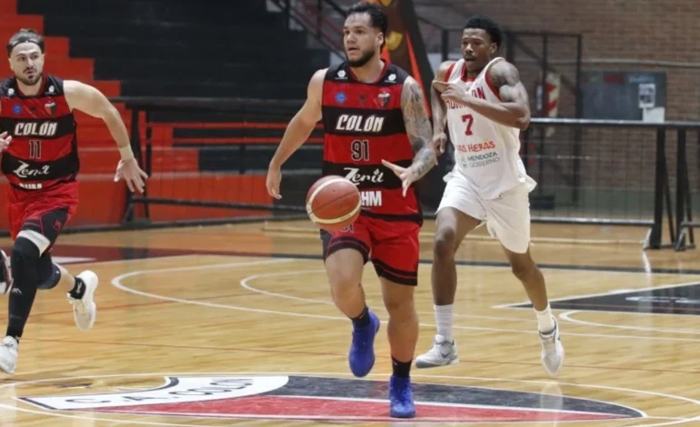 BASQUETBOL Colón LE GANÓ al DESCENDIDO Huracán Las Heras en su último partido en casa de la temporada