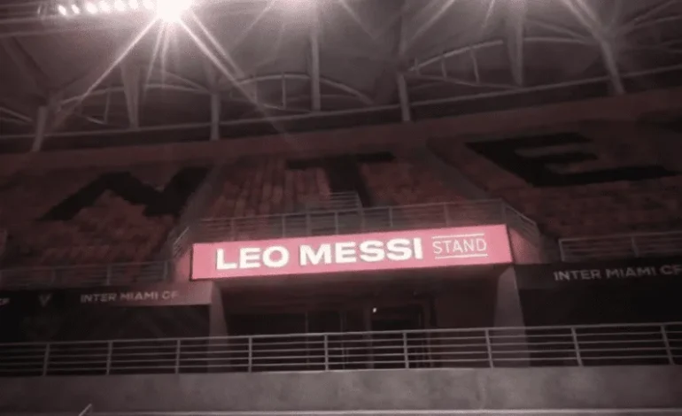 El Inter Miami le pondrá el nombre de Messi a una tribuna de su nuevo estadio