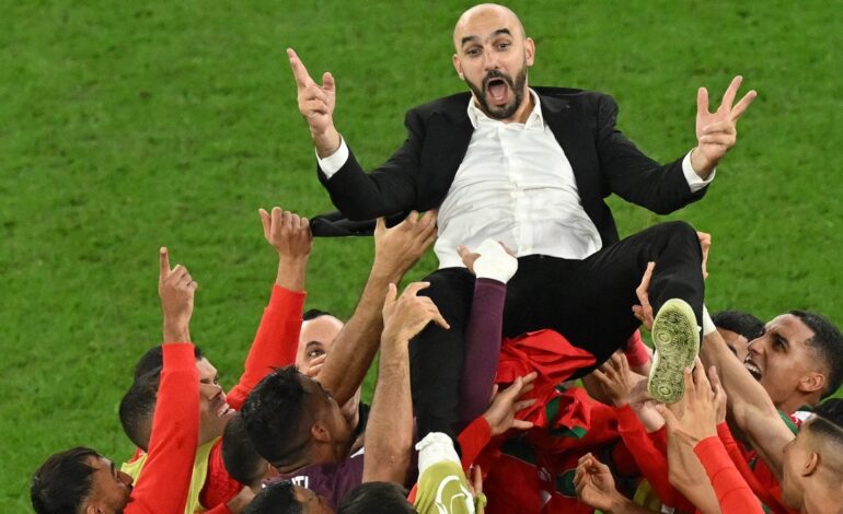 Bomba en Marruecos: AFUERA Walid Regragui y aparece Jorge Sampaoli en carpeta
