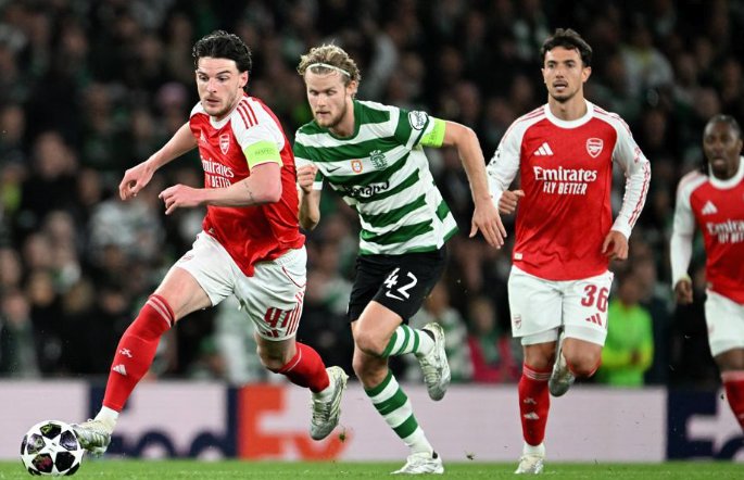  Arsenal empató con Sporting Lisboa y enfrentará a Atlético de Madrid en SEMIFINALES de la Champions League