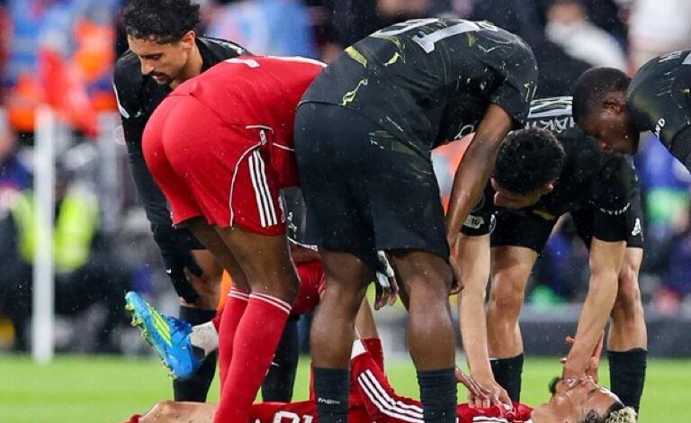 Hugo Ekitike se retiró en camilla LLORANDO y SE PIERDE la Copa del Mundo