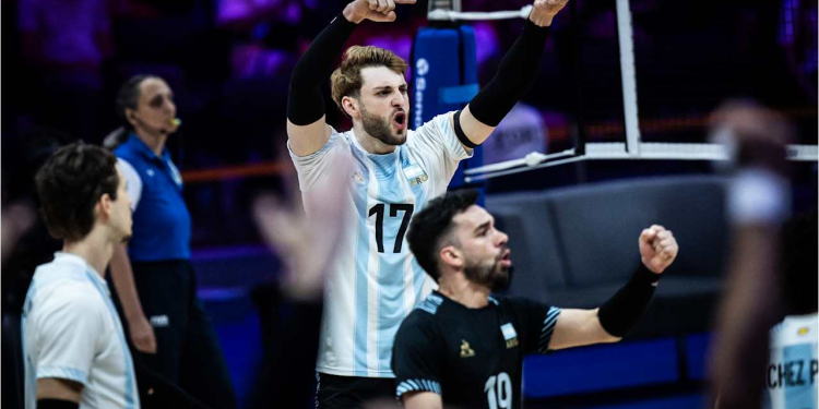 Voley: ¡Triunfazo en Polonia! Argentina batalló cinco sets y bajó a Alemania en la Liga de Naciones