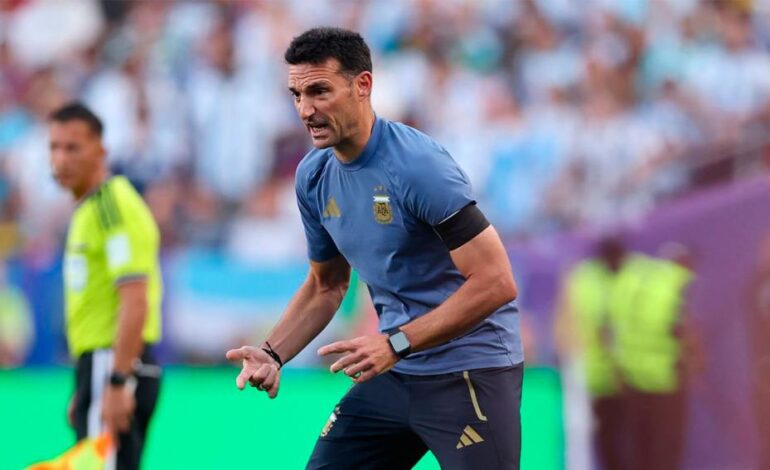 Scaloni, a un paso de otro récord histórico con la Selección Argentina