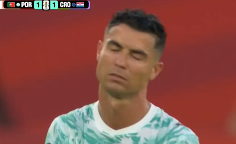 ¡No lo podía creer! El video con la picante reacción de Cristiano Ronaldo al ser reemplazado ante Croacia